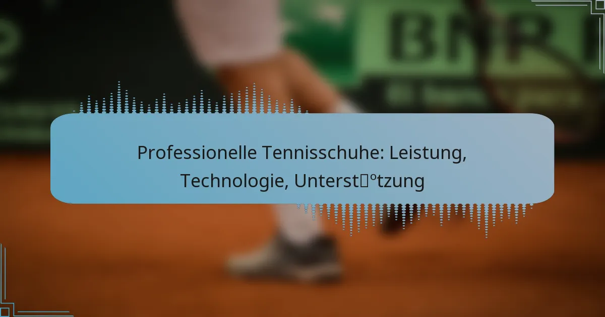 Professionelle Tennisschuhe: Leistung, Technologie, Unterstützung