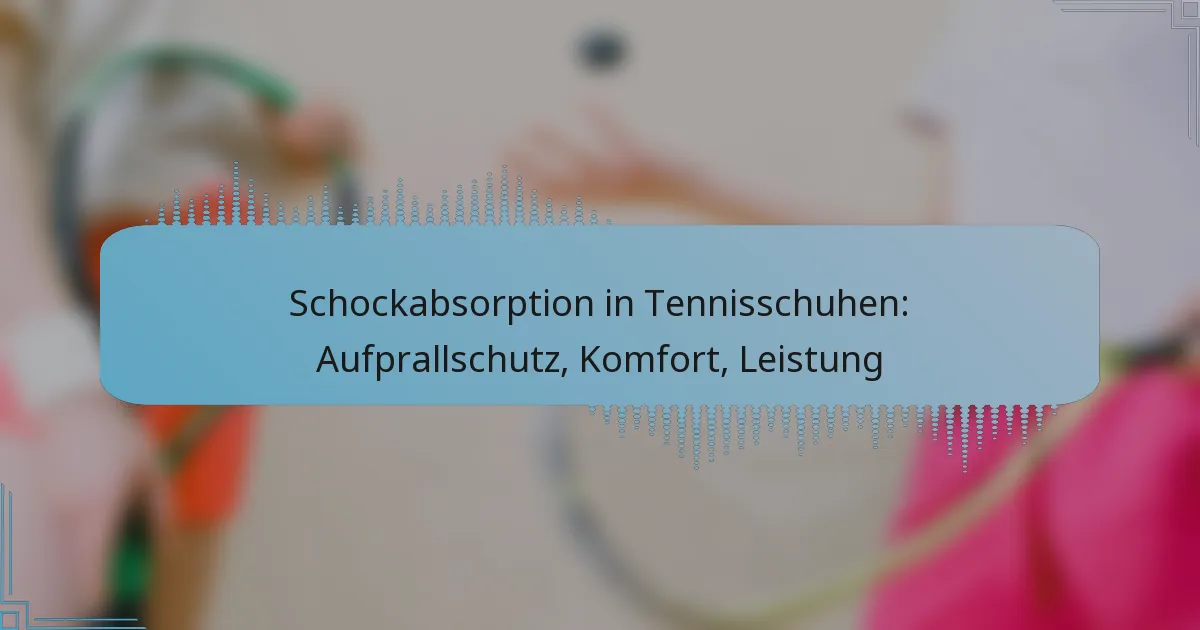 Schockabsorption in Tennisschuhen: Aufprallschutz, Komfort, Leistung