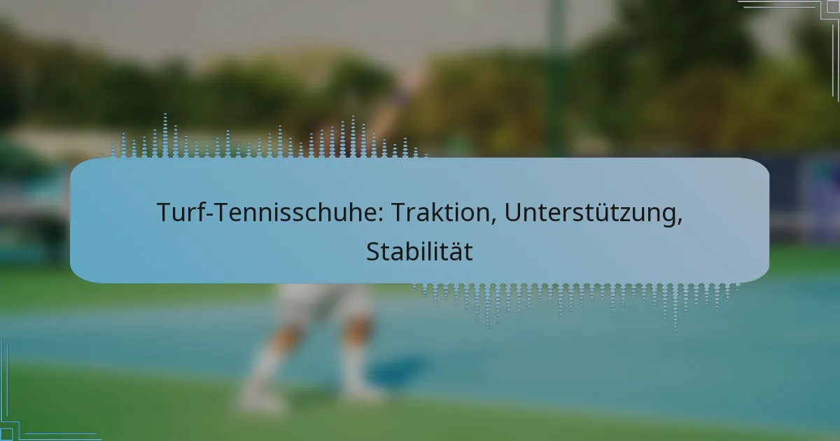 Turf-Tennisschuhe: Traktion, Unterstützung, Stabilität